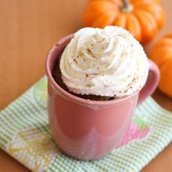 Pumpkin Spice Latte Mug Cake