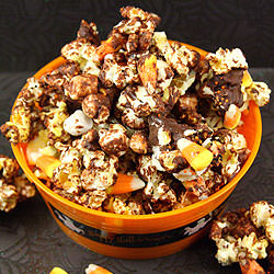 Halloween Candy Corn Popcorn