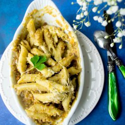 Poblano Bechamel Mac and Cheese