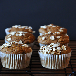 Vegan Pumpkin Apple Muffins