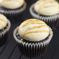 Chocolate Salted Caramel Cupcakes