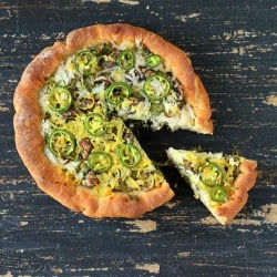 Deep Dish Jalapeno Pizza