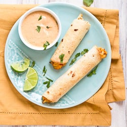 Chipotle Ranch Chicken Taquitos