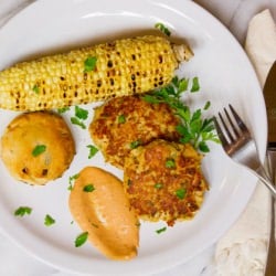 Tuna Cakes w/ Sauce