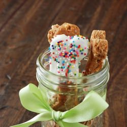 DIY Peanut Butter Dog Biscuits