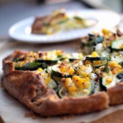 Corn and Zucchini Galette