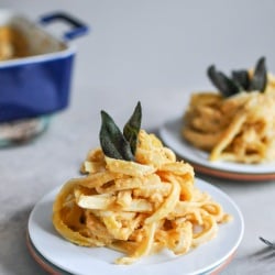 Pumpkin Fettuccine Alfredo