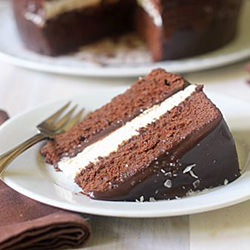 Salted Caramel “Ding Dong” Cake