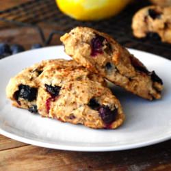Heavenly Lemon Blueberry Scones
