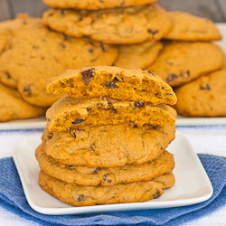 Pumpkin Chocolate Chip Cookies