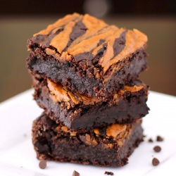 Guilt Free PB Swirl Brownies