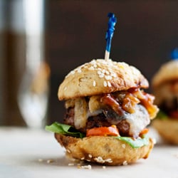Turkey Sliders & Caramelized Onions