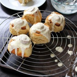 Quick Maple Cinnamon Rolls