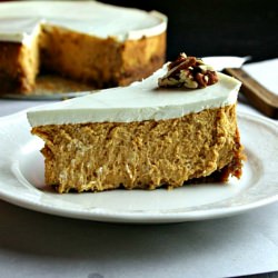 Bourbon Pumpkin Cheesecake