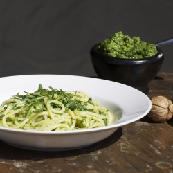Wild Rocket Pesto with Spaghetti