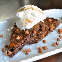 Spicy Cinnamon Brownie Pie