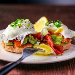 Double Salmon Eggs Benedict