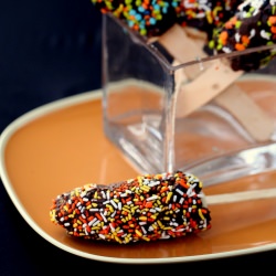 Dark Chocolate Frozen Banana Pops