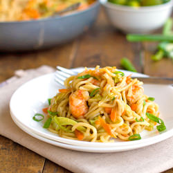 Stir Fried Noodles with Shrimp
