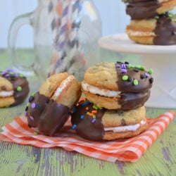 Coconut S’mores Pudding Sandwiches