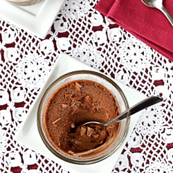 Chocolate Pots w/ Honey