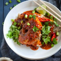 Fish w/ Sweet Spicy Sauce