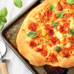 Heirloom Cherry Tomato Pizza