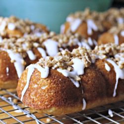 Banana Bread Doughnut Twists