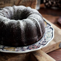 Midnight Mocha Rum Cake