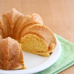 Eggless Custard Cake