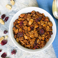 Peanut Butter & Quinoa Granola