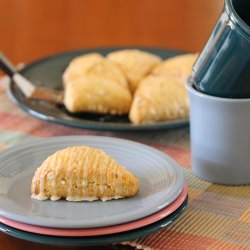 Pumpkin Scones with Orange Glaze