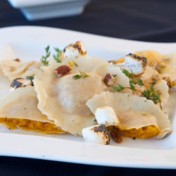 Maple Sweet Potato Ravioli