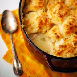 Biscuit-topped Chicken Pot Pie