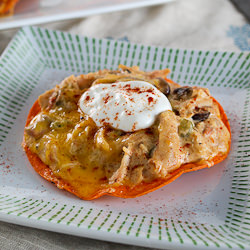 King Ranch Chicken Tostadas