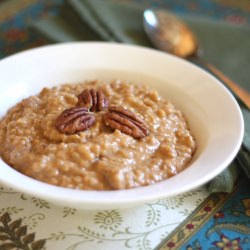 Baked Pumpkin Toasted Pecan Oatmeal