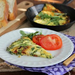 SD Tomato, Arugula, GC Frittata