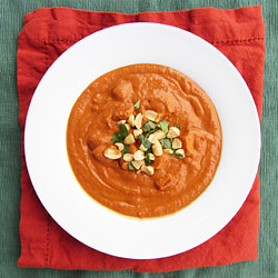 Sweet Potato Peanut Bisque