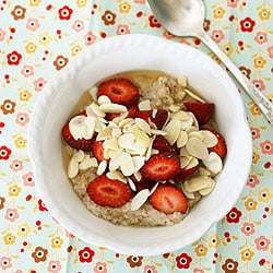 Coconut Strawberry Oatmeal