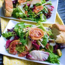 Fall Salad with Brussels Sprouts
