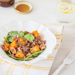 Pumpkin & Red Quinoa Salad