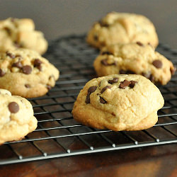 Peanut Butter Choc Chip Cookies