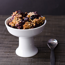 Blueberry Bourbon Crisp