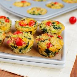 Mini BLT Quinoa Cups