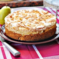 Pear Meringue Cake