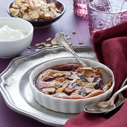 Plum Frangipane Gratin
