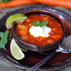 Moroccan Spiced Carrot Soup