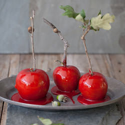 Bloody Caramel Apples