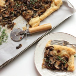 Onion, Mushroom & Thyme Tart