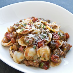 Orecchiette Pasta with Pork Ragu